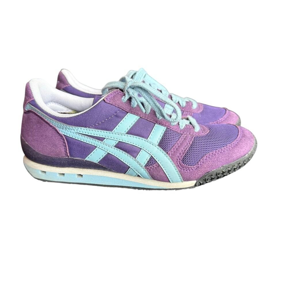 Onitsuka Tiger Ultimate 81 HN567 Purple Turquoise Women's Sneakers RARE - Size 6 - Picture 2 of 9